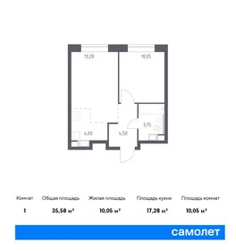 34 м², 1-комнатная квартира 6 800 000 ₽ - изображение 82