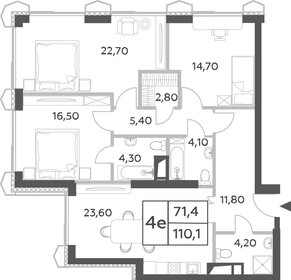 97,6 м², 4-комнатная квартира 42 373 432 ₽ - изображение 59