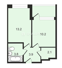 Квартира 33,2 м², 1-комнатная - изображение 1