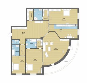 Квартира 245,9 м², 4-комнатная - изображение 4