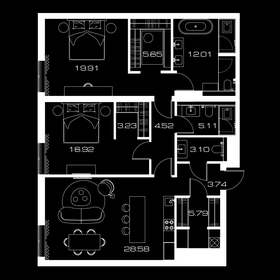 88,9 м², 3-комнатная квартира 47 840 000 ₽ - изображение 48