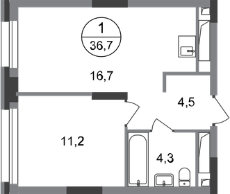 29,1 м², 1-комнатные апартаменты 6 900 000 ₽ - изображение 68