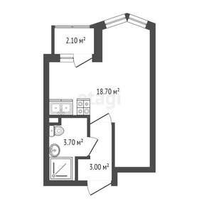 Квартира 25,4 м², студия - изображение 2