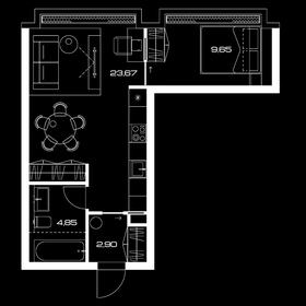 51 м², 2-комнатные апартаменты 138 300 ₽ в месяц - изображение 64
