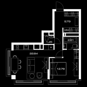 42 м², 2-комнатная квартира 30 500 000 ₽ - изображение 67