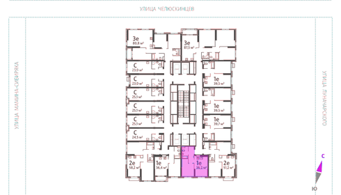 46 м², 1-комнатная квартира 6 990 000 ₽ - изображение 99