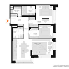 Квартира 100,9 м², 3-комнатные - изображение 2