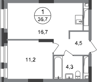 29,1 м², 1-комнатные апартаменты 6 900 000 ₽ - изображение 70