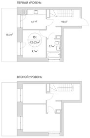 43,5 м², 1-комнатная квартира 14 100 000 ₽ - изображение 161