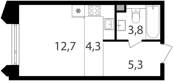 40 м², 1-комнатная квартира 45 000 ₽ в месяц - изображение 109