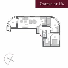 Квартира 69,1 м², 3-комнатная - изображение 3