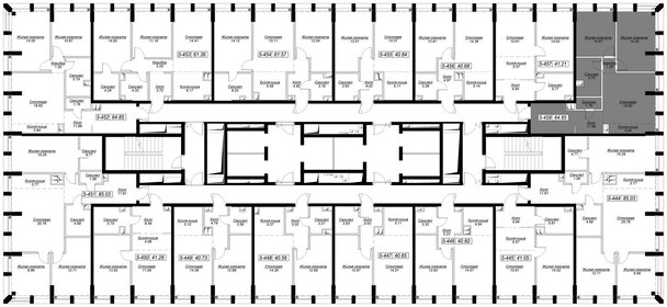 64,8 м², 2-комнатная квартира 34 245 104 ₽ - изображение 87