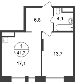 40,9 м², 1-комнатная квартира 10 857 380 ₽ - изображение 67