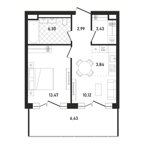 50 м², 2-комнатная квартира 36 000 000 ₽ - изображение 166