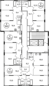 Квартира 54,9 м², 2-комнатная - изображение 2