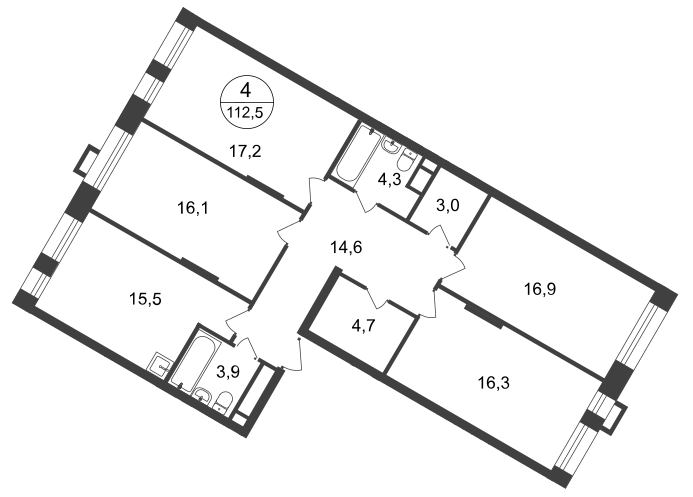 112,5 м², 4-комнатная квартира 24 194 808 ₽ - изображение 51