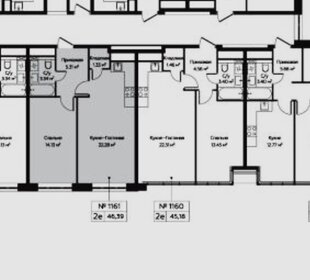 Квартира 47 м², 1-комнатные - изображение 1