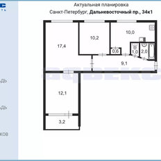 Квартира 62,3 м², 3-комнатная - изображение 2