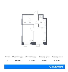 39,6 м², 1-комнатные апартаменты 8 900 000 ₽ - изображение 90