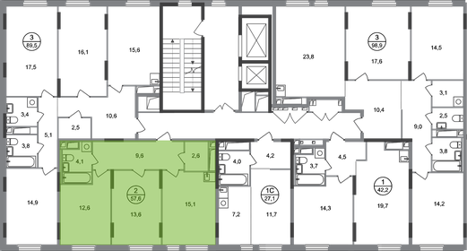 Квартира 57,6 м², 2-комнатная - изображение 2