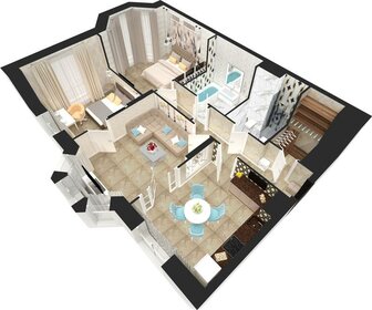 54 м², 2-комнатная квартира 15 000 ₽ в месяц - изображение 66