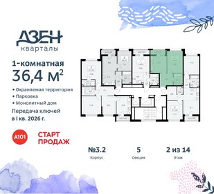 32,4 м², 1-комнатная квартира 10 000 000 ₽ - изображение 159