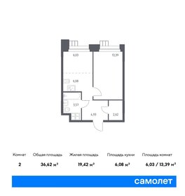 36,5 м², 1-комнатные апартаменты 10 220 981 ₽ - изображение 55