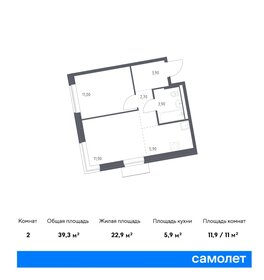 38,1 м², 1-комнатная квартира 6 900 000 ₽ - изображение 37