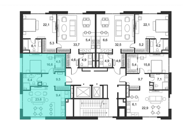 40,6 м², 2-комнатная квартира 14 000 000 ₽ - изображение 32