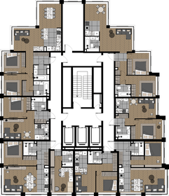 45 м², 2-комнатная квартира 25 500 000 ₽ - изображение 117
