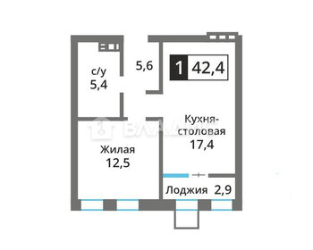 Купить квартиру-студию с площадью до 23 кв.м. в районе Нагорный в Москве и МО - изображение 30