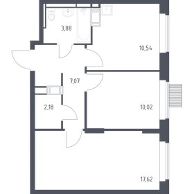 52 м², 2-комнатная квартира 9 800 000 ₽ - изображение 56