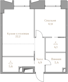 75 м², 1-комнатная квартира 83 344 368 ₽ - изображение 150