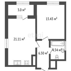 Квартира 49,1 м², 1-комнатная - изображение 4