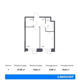 39,6 м², 1-комнатные апартаменты 8 900 000 ₽ - изображение 21