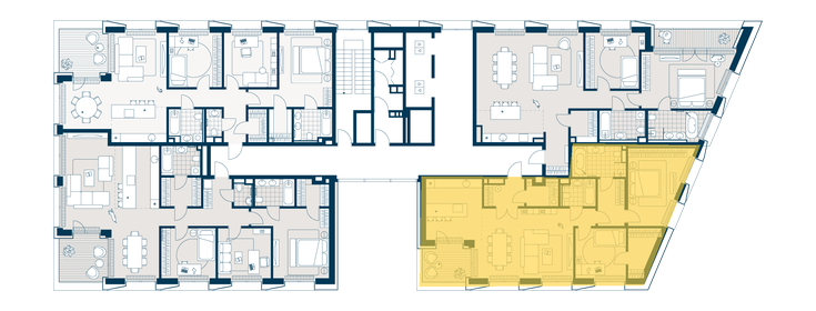 127 м², 4-комнатные апартаменты 76 200 000 ₽ - изображение 135