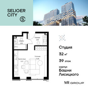 19,7 м², квартира-студия 7 800 000 ₽ - изображение 164