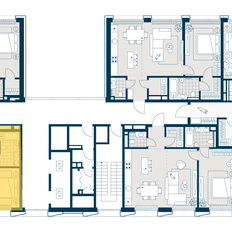 Квартира 87,5 м², 3-комнатная - изображение 2