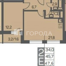 Квартира 47,6 м², 1-комнатная - изображение 5