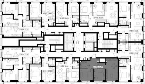 52,6 м², 2-комнатная квартира 18 382 016 ₽ - изображение 83