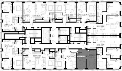 35,5 м², 1-комнатная квартира 15 492 200 ₽ - изображение 93