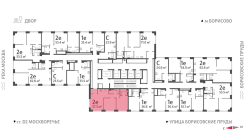 97,1 м², 2-комнатная квартира 46 000 000 ₽ - изображение 50