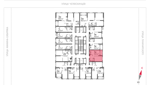 46 м², 1-комнатная квартира 6 990 000 ₽ - изображение 105