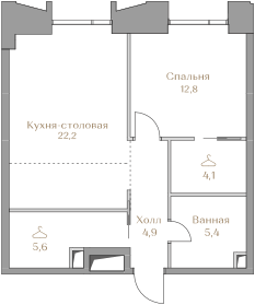 75 м², 1-комнатная квартира 83 344 368 ₽ - изображение 145