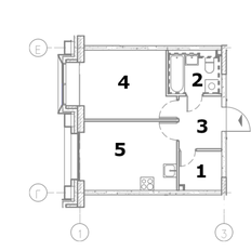 Квартира 40,8 м², 1-комнатная - изображение 2