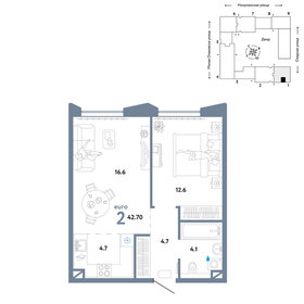 41,7 м², 2-комнатная квартира 15 800 000 ₽ - изображение 124