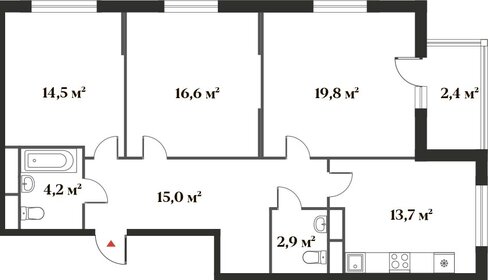 39 м², 1-комнатная квартира 9 700 000 ₽ - изображение 98