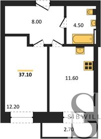 39,1 м², 1-комнатная квартира 7 600 000 ₽ - изображение 74