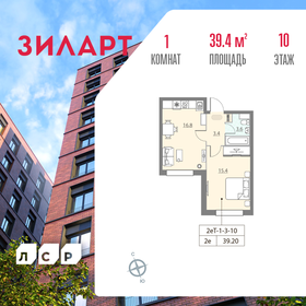 38,4 м², 1-комнатная квартира 22 048 358 ₽ - изображение 89