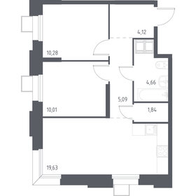 42 м², 2-комнатные апартаменты 10 500 000 ₽ - изображение 100